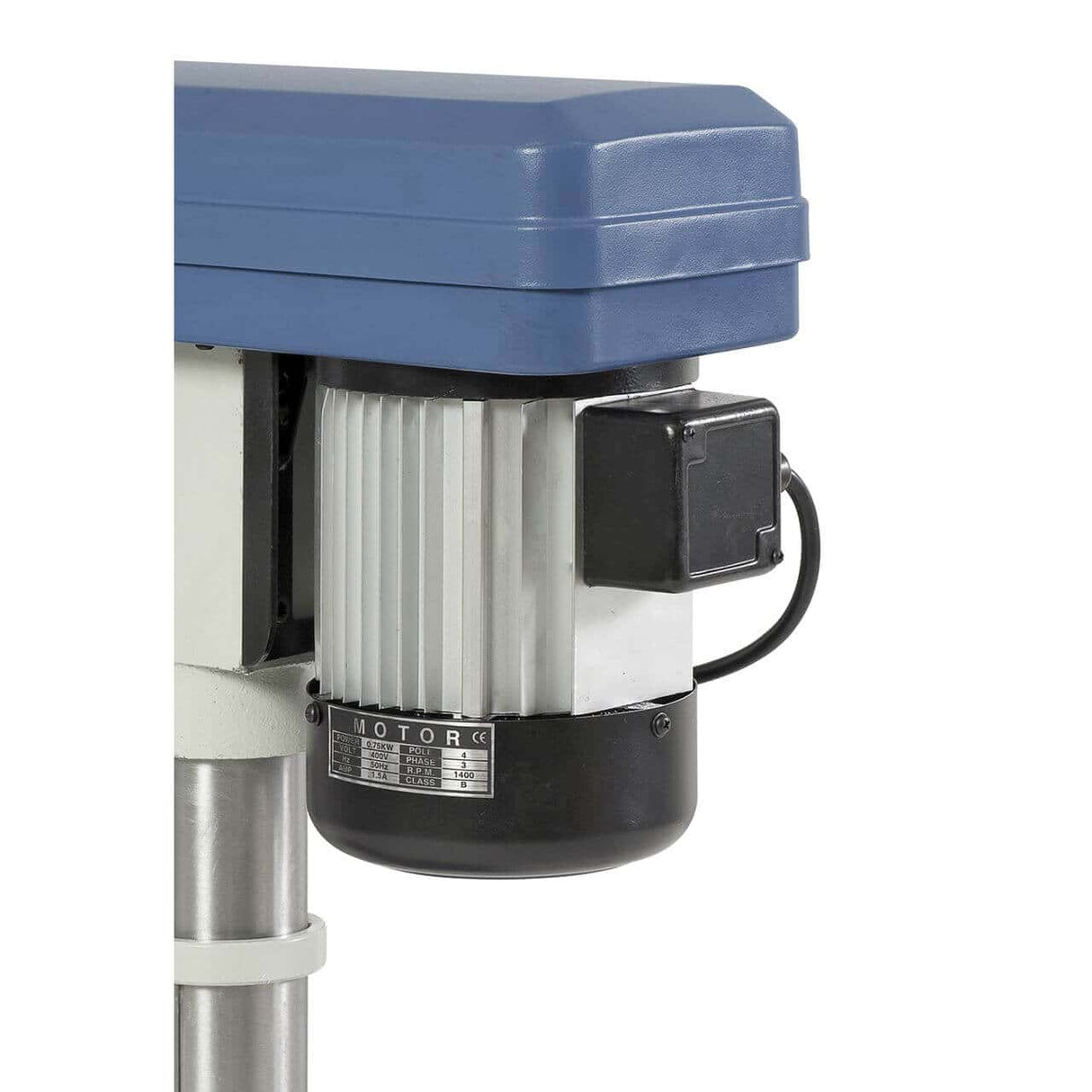 Bernardo Pillar Drill SBM 20 Vario / 400 V with Vario Speed and Laser – drilling Ø 20 mm, MT 2 taper, continuous speed 400-1,950 rpm, spindle-to-table distance 690 mm, 0.90 kW 400V three-phase motor, R/L rotation, weight 68 kg