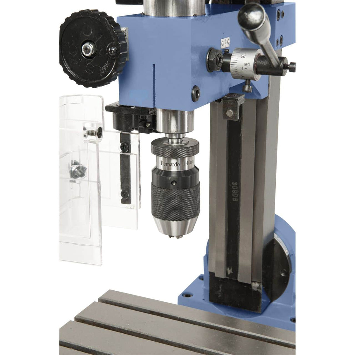 Bernardo KF 10 L Benchtop Mill-Drill with 400 mm Table and Two-Range Vario Speed