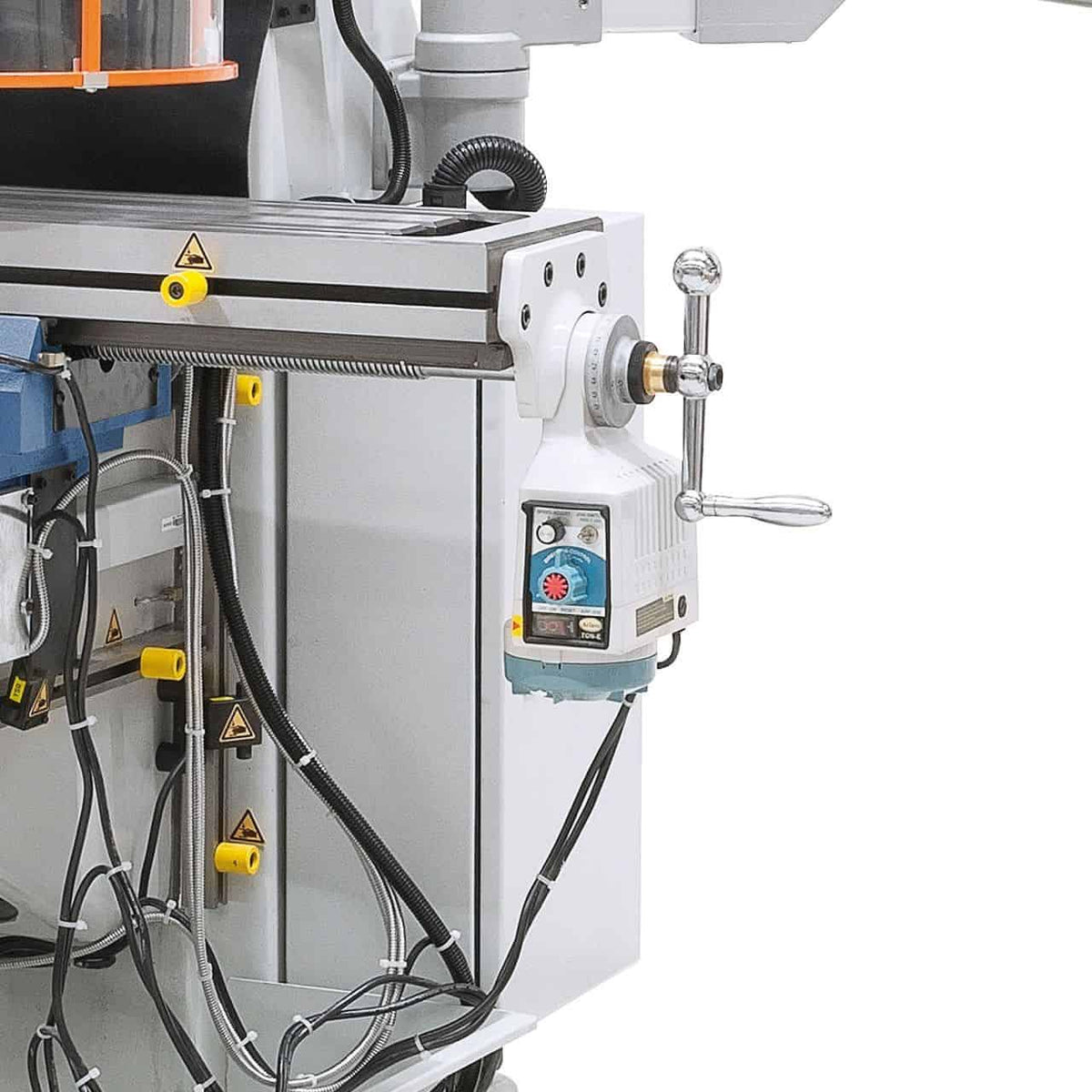 Bernardo MFM 230 Super Multifunction Milling Machine – ISO 40, 60-4,200 rpm variable spindle, ES-12 H 3-axis DRO included