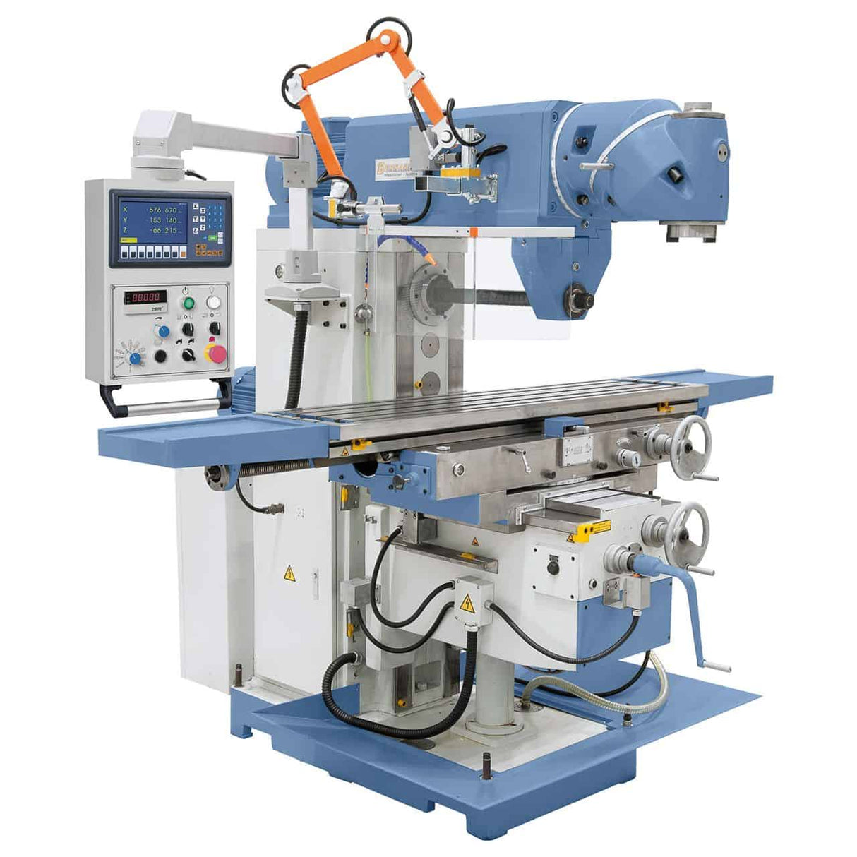 Bernardo Universal Milling Machine UWF 150 V Servo with 3-axis DRO