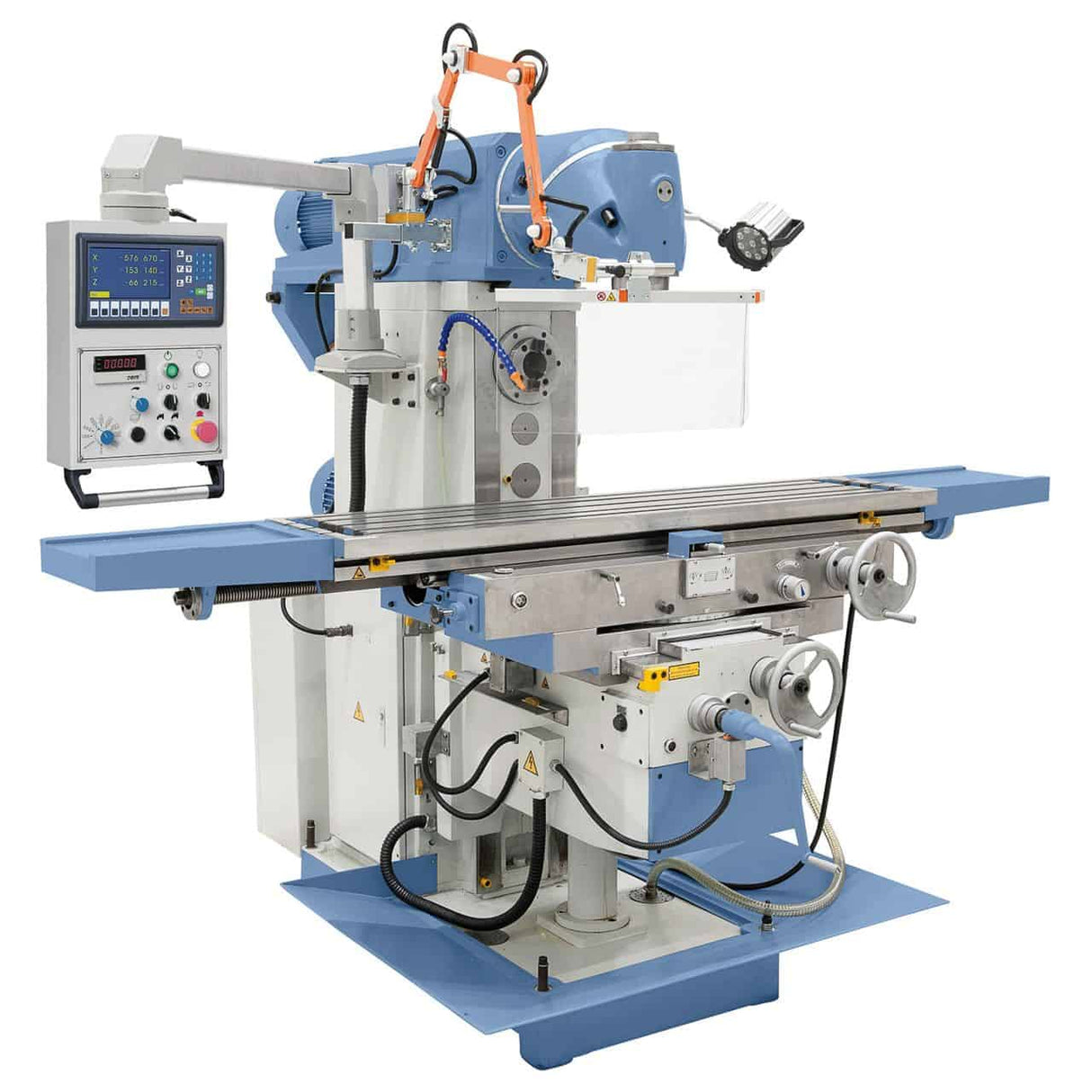 Bernardo Universal Milling Machine UWF 150 V Servo with 3-axis DRO