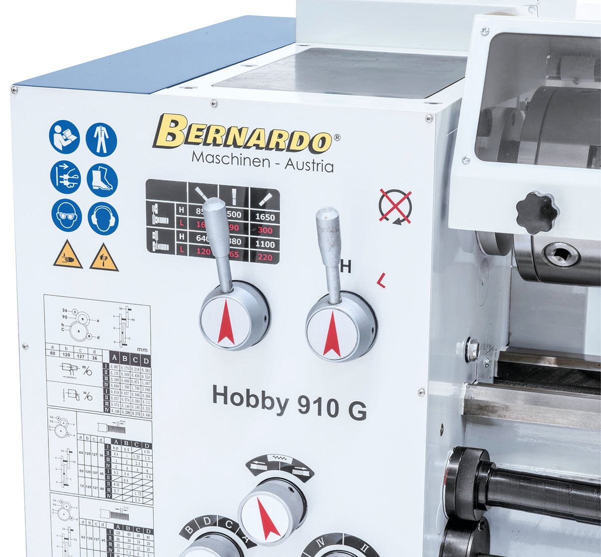 Bernardo Hobby 910 G Metal Lathe 230V