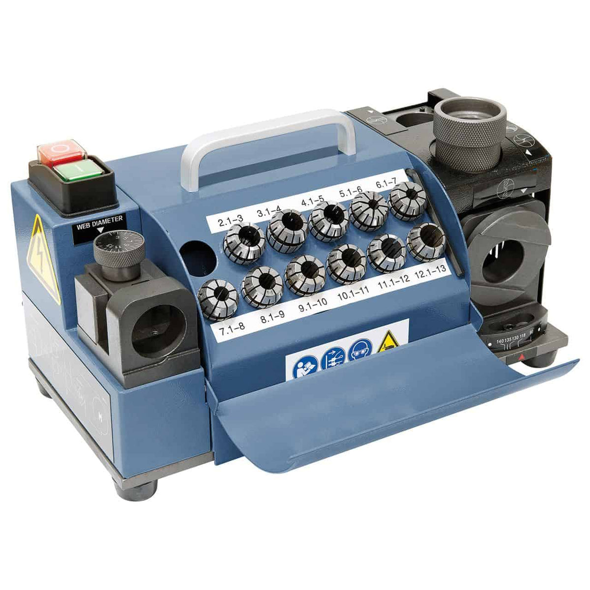 Bernardo DG 13 MD Drill Bit Sharpener – 230V with thinning device