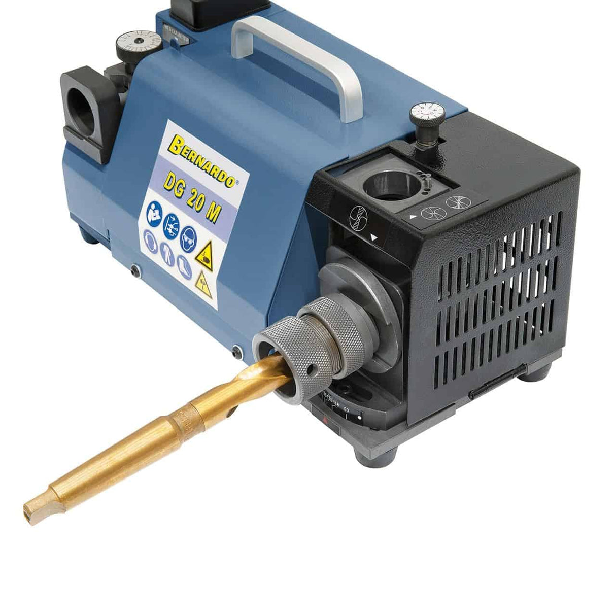 Bernardo DG 20 M Drill Grinder – Ø 2–20 mm with CBN grinding wheel, 230V