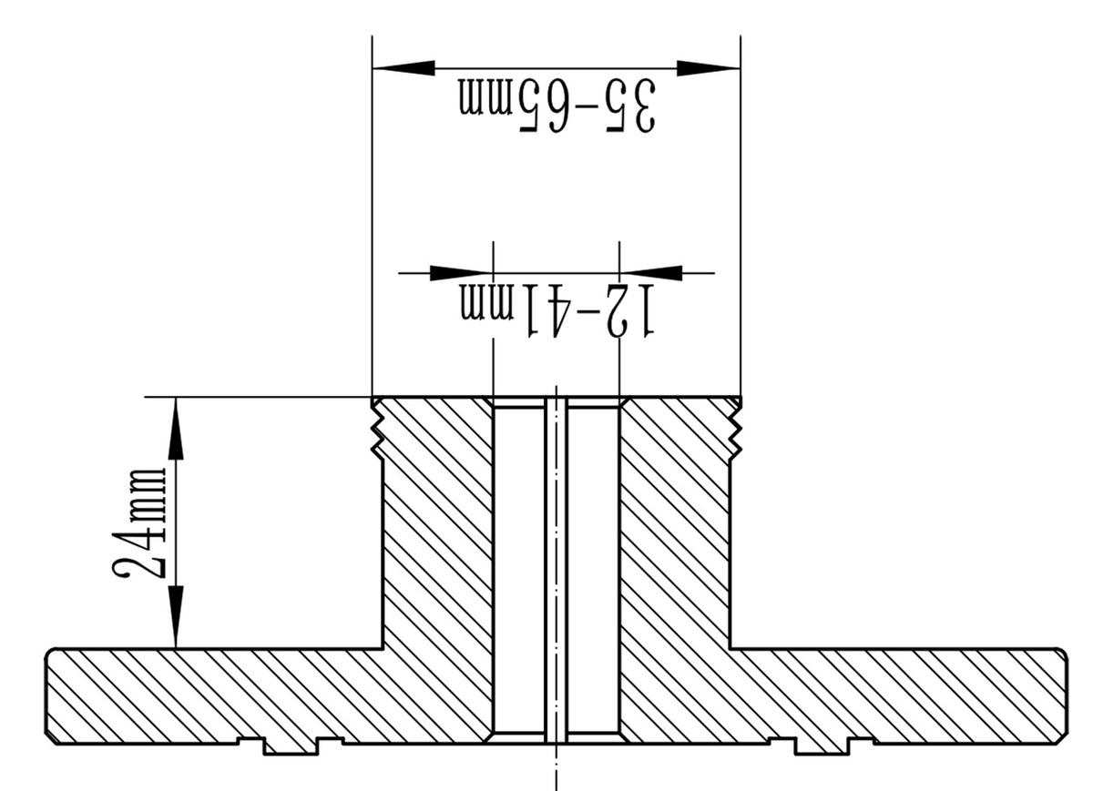 Bernardo Lathe Chuck Pin Jaws M115 - 25 mm