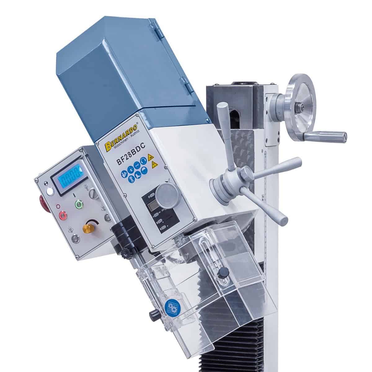 Bernardo BF 28 BDC 230 V Drill-Milling Machine with Digital Speed and Travel Indicators