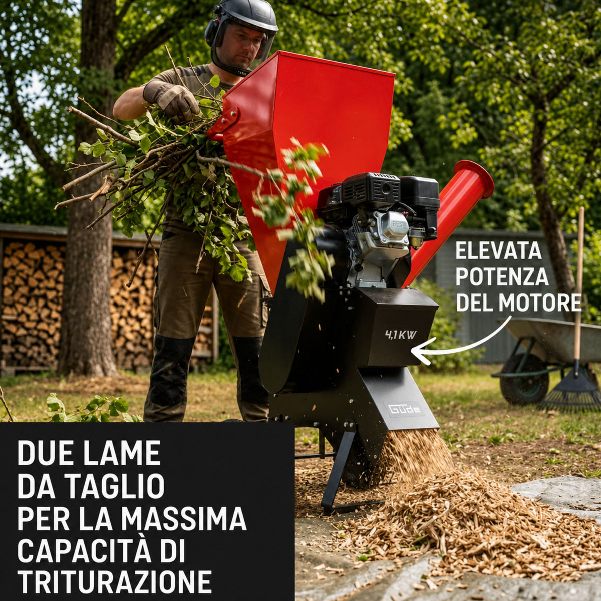Güde GH 651 B Petrol Shredder