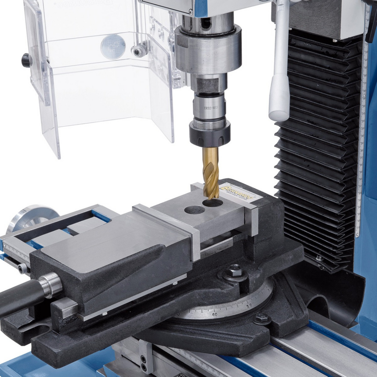 Bernardo Milling and Drilling Machine KF 28 Top with 3-Axis Display
