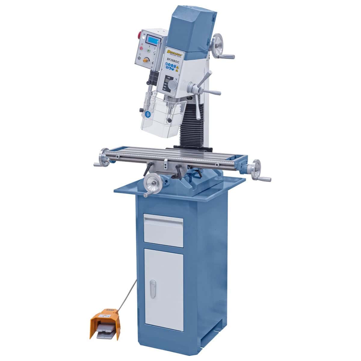 Bernardo BF 28 BDC 230 V Drill-Milling Machine with Digital Speed and Travel Indicators