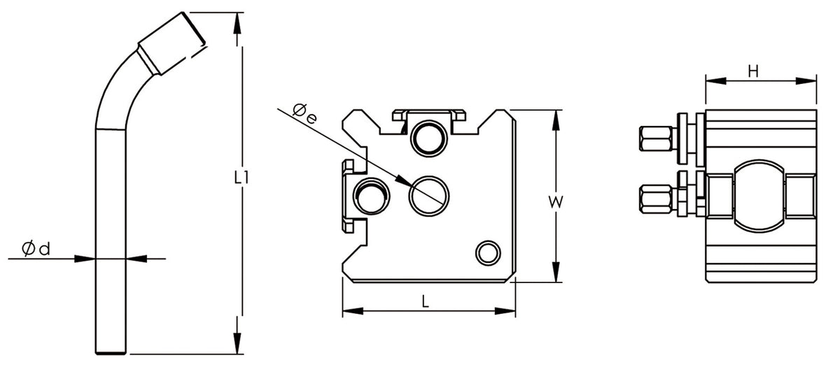 Accessory for Bernardo machine tool, quick-change tool holder set, model Gr. 10