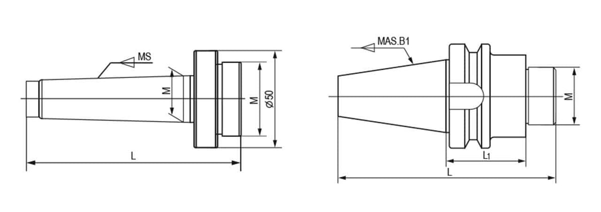MK 2 mounting rod