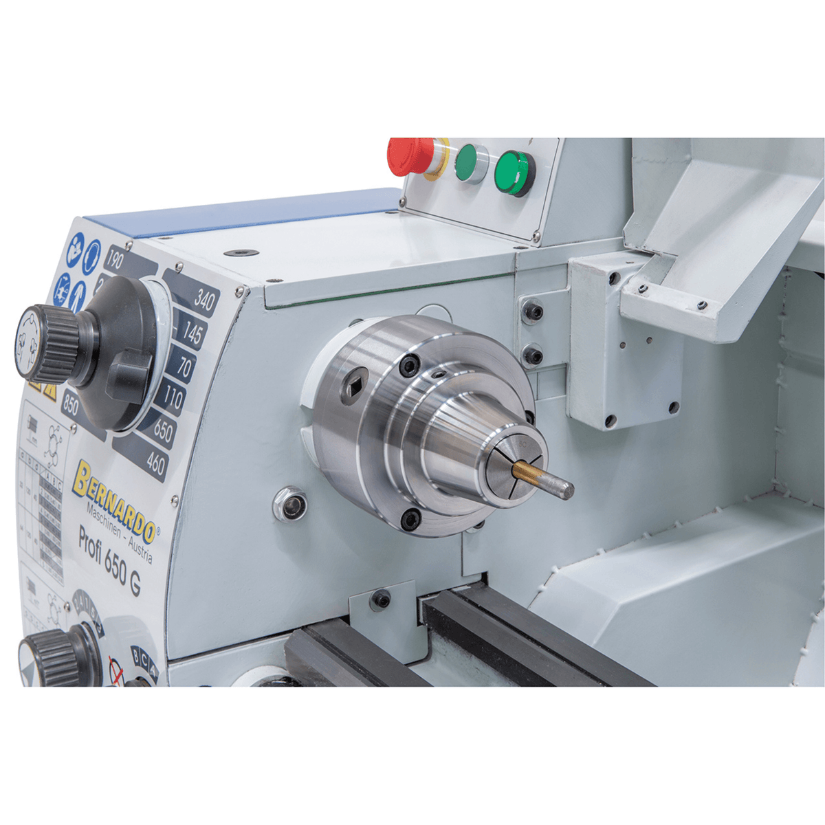 Lathe Bernardo Profi 650 G / 230 V with 2-axis DRO