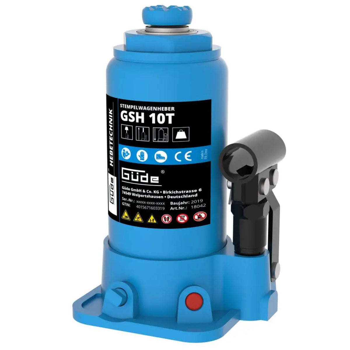 Güde Bottle Jack GSH-10T
