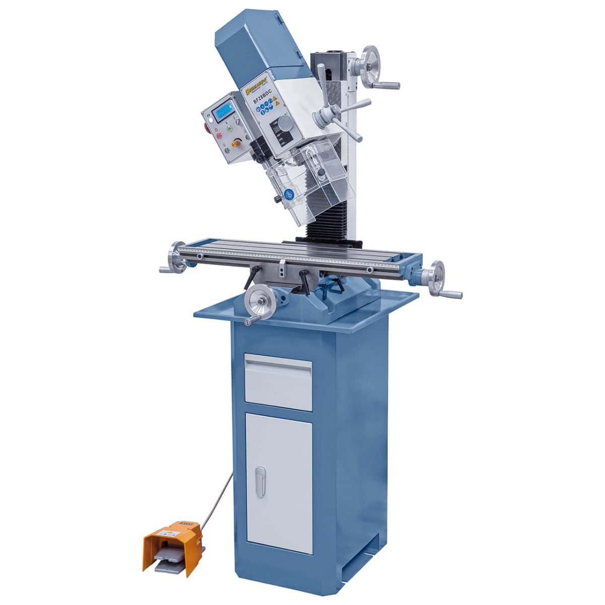 Bernardo BF 28 BDC 230 V Drill-Milling Machine with Digital Speed and Travel Indicators