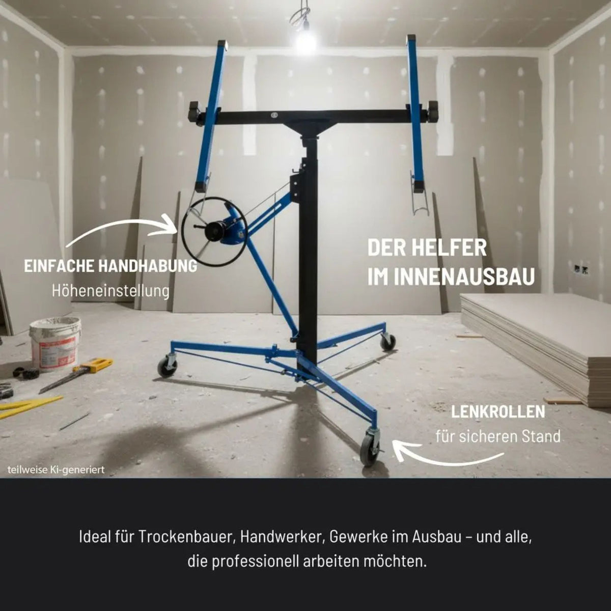 Güde drywall lifter - 68 kg