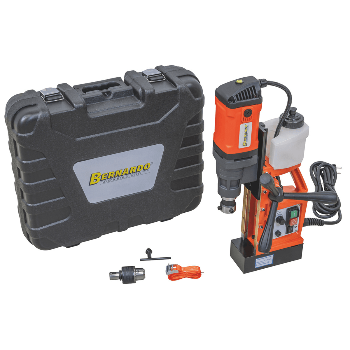 Bernardo MD 3550 VD Magnetic Drilling Machine – Ø 35 mm × 50 mm, Variable Drive, 1550 W motor, 11 kg weight
