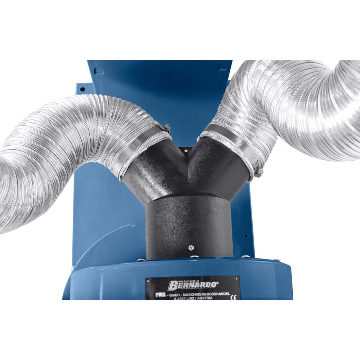 Bernardo D Model Stand with MSA 500 Dust Collector – flow rate 1,275 m³/h, 0.37 kW 400V motor