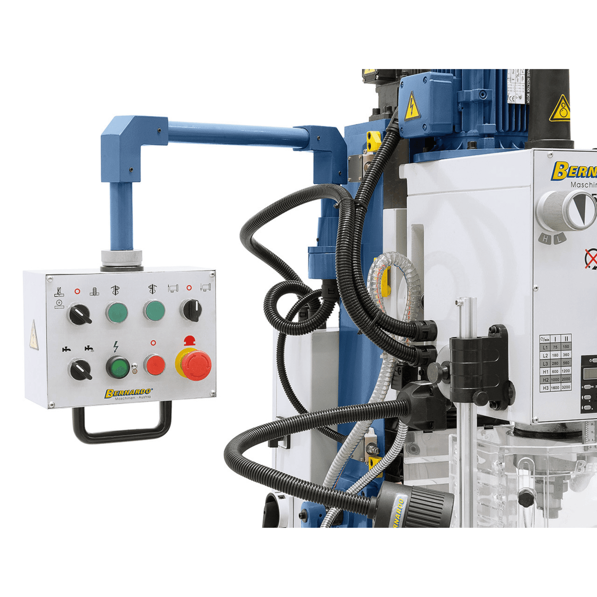Bernardo Milling-Drilling Machine FM 55 HSV with 3-axis DRO and Automatic Feed
