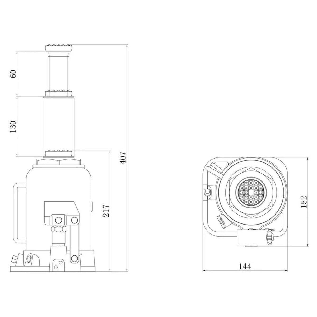 Güde GSH-20T Bottle Jack