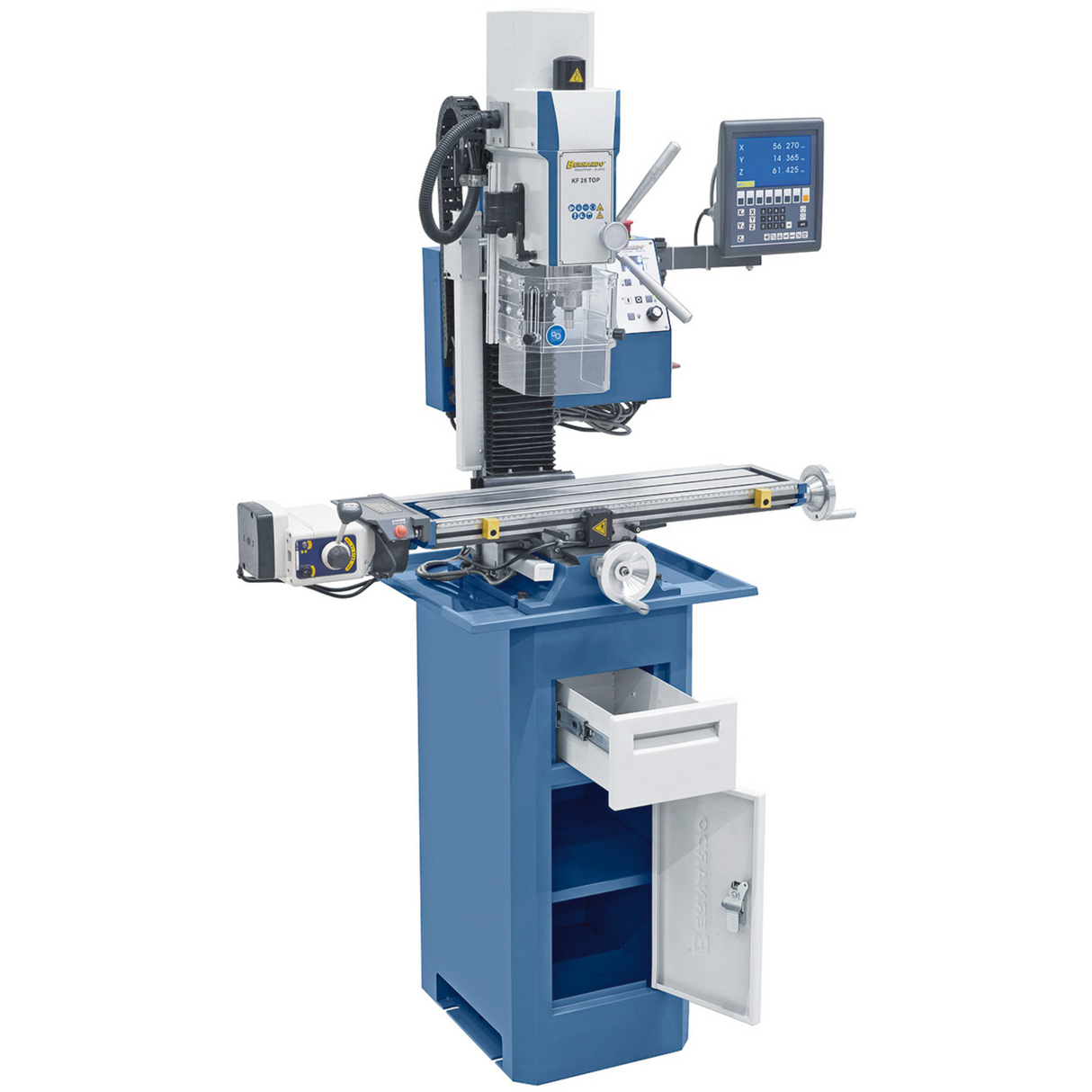 Bernardo Milling and Drilling Machine KF 28 Top with 3-Axis Display