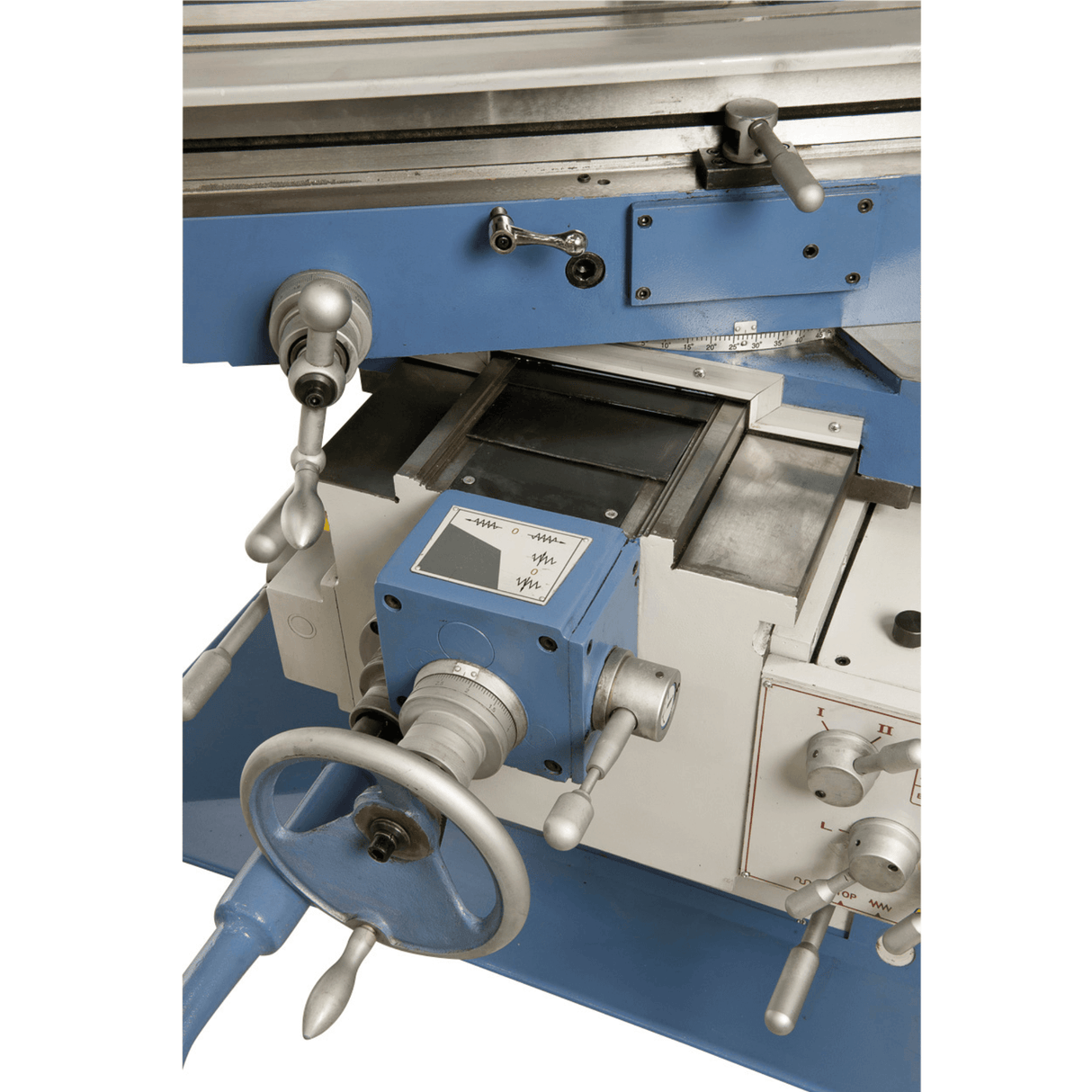 Bernardo UWF 150 Universal Milling Machine – top of the range, ISO 50, double spindle, 1,650×360 mm table, 4 kW motors, 3-axis DRO