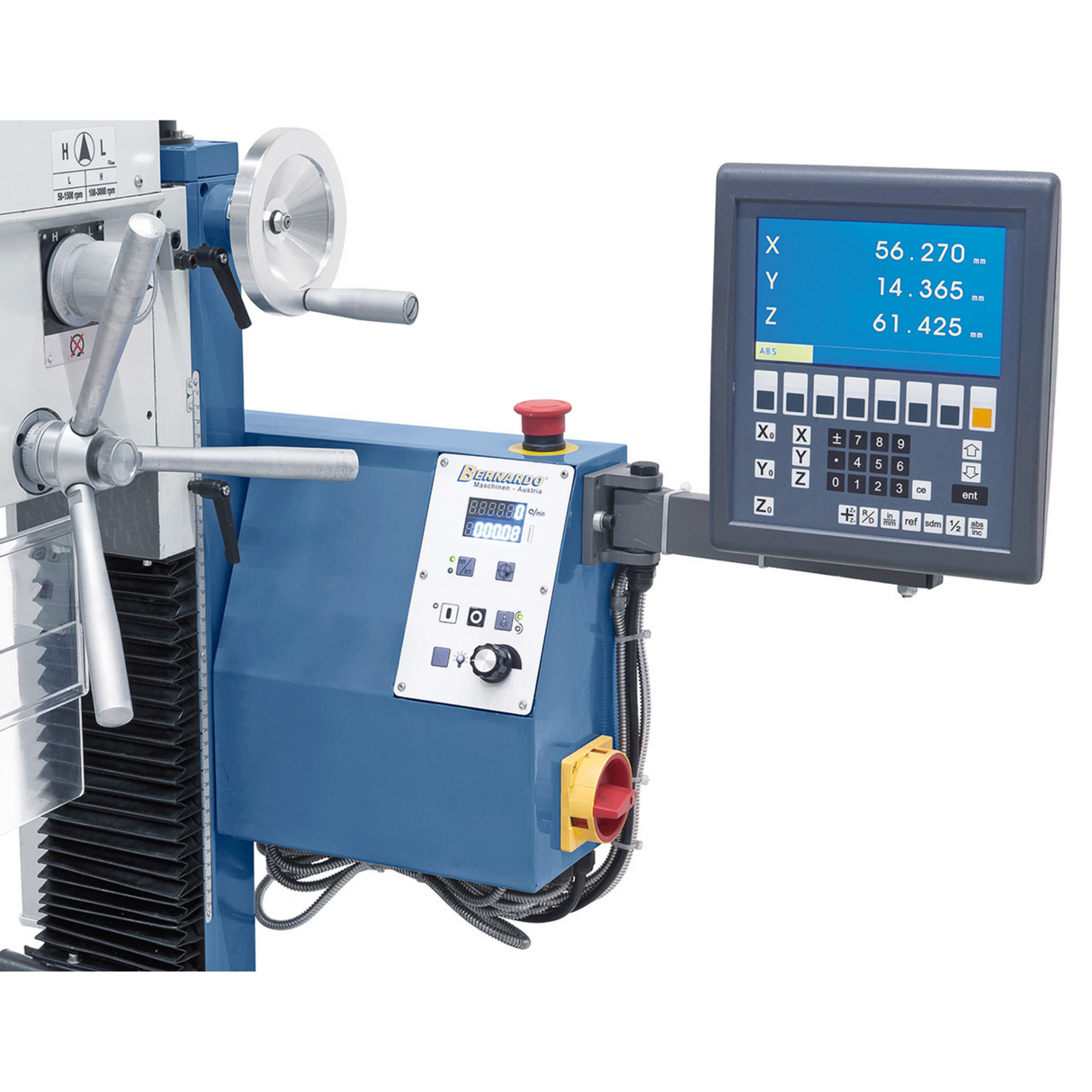 Bernardo Milling and Drilling Machine KF 28 Top with 3-Axis Display