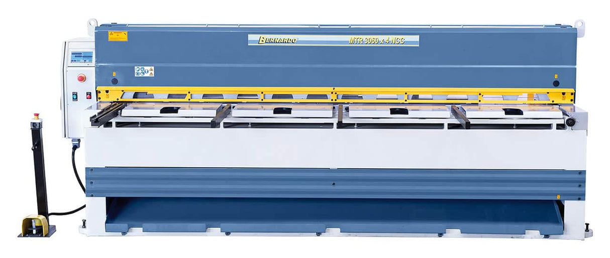 Bernardo MTR 1360 × 6 mm NCC Motorized Guillotine Shear with Pneumatic Support