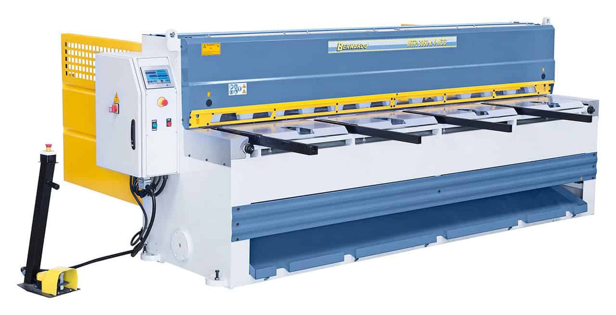Bernardo MTR 1360 × 6 mm NCC Motorized Guillotine Shear with Pneumatic Support