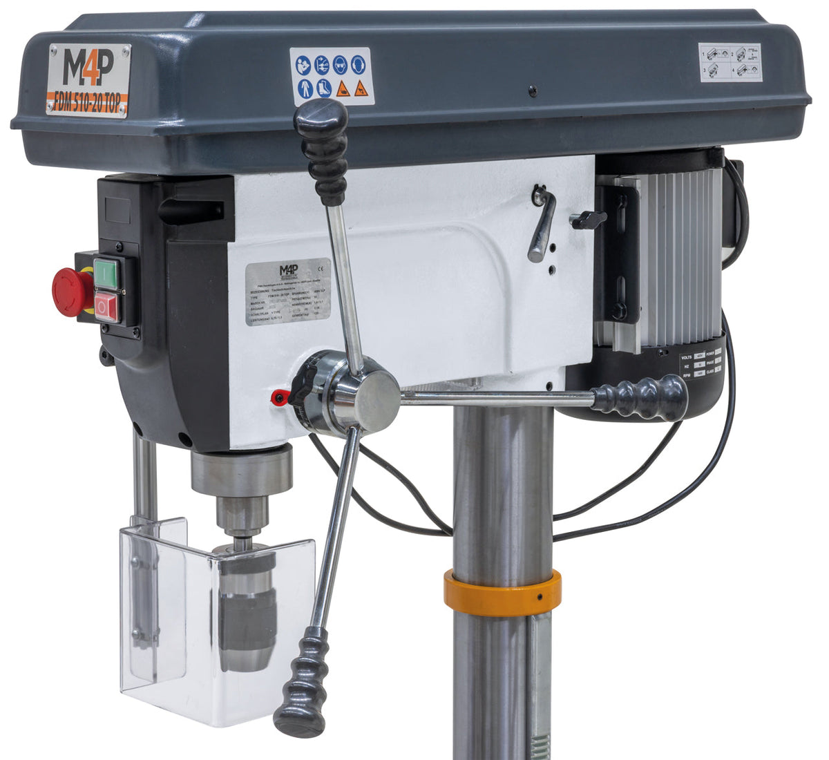 Trapano a colonna FDM 510 - 20 TOP / 400 V - leva di avanzamento