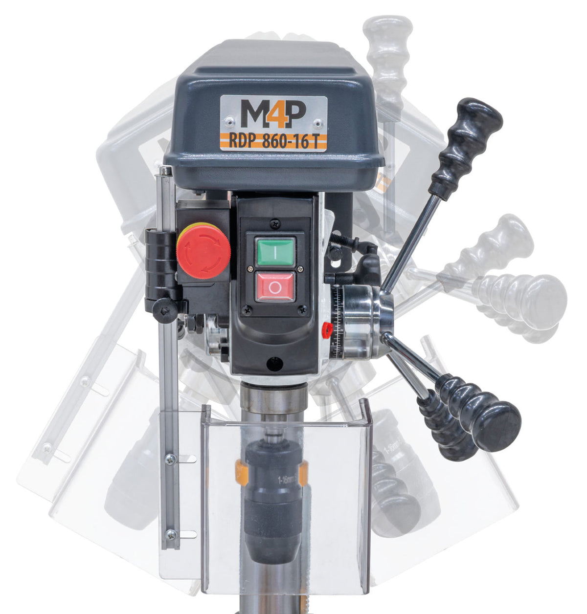 Trapano radiale da banco RDP 860 - 16 T / 230 V - inclinazione testa
