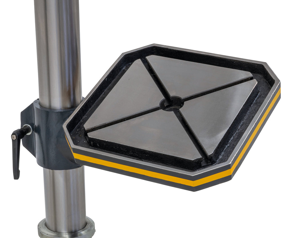 Trapano a colonna con cambio a ingranaggi SGH 35 / 400 V - tavola di lavoro