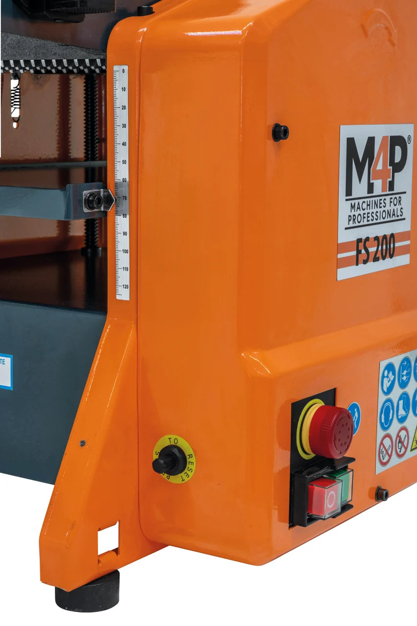 M4P FS 200 Jointer and Thickness Planer – 200 mm Width, 1.25 kW Motor, 230 V