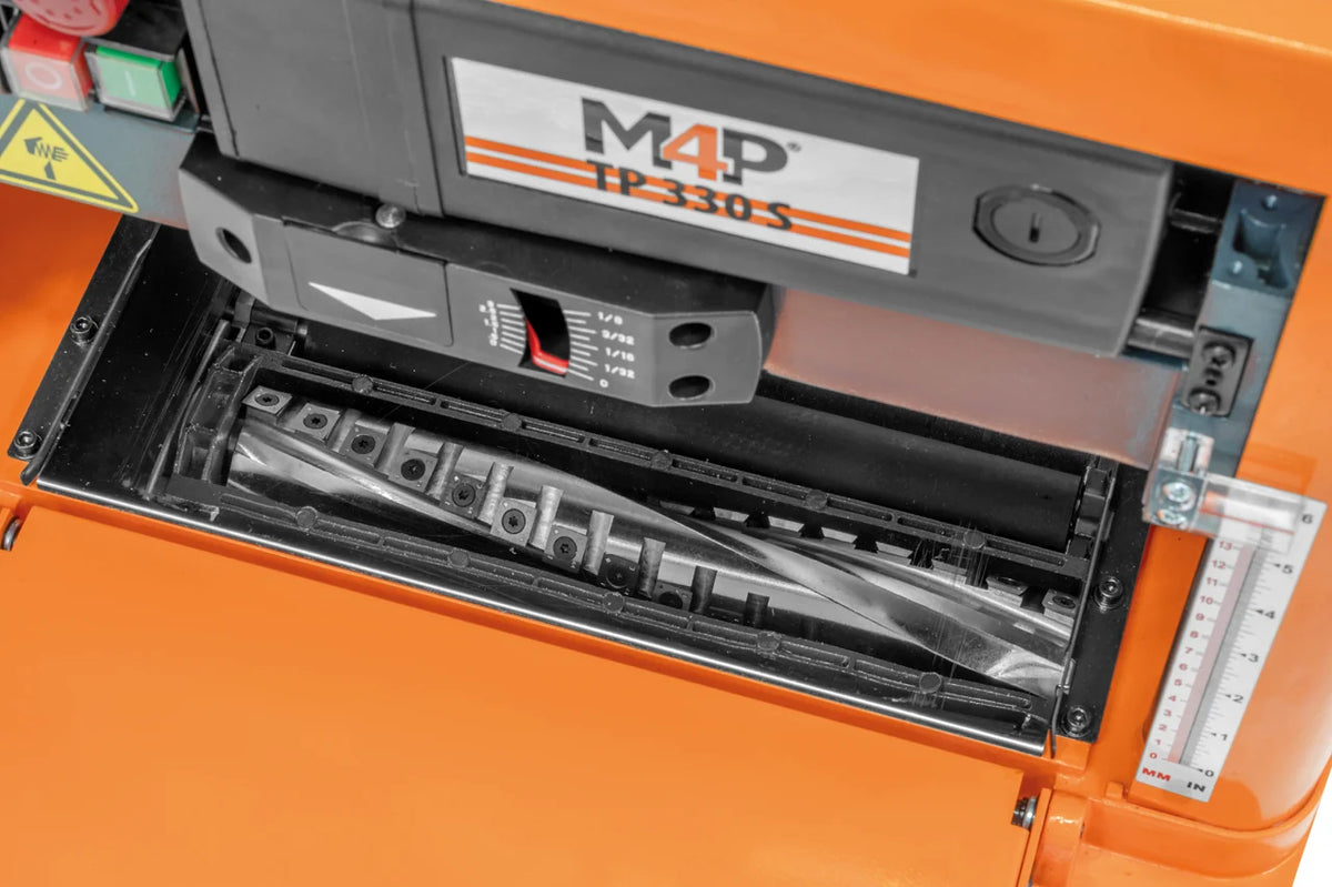 TP 330 S / 230 V thickness planer with spiral cutterhead