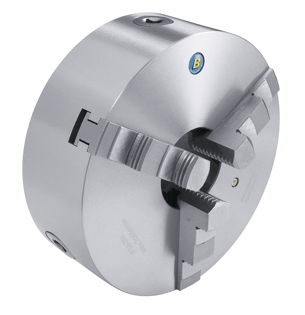 Bernardo 3-jaw cast iron lathe chuck PS3-250