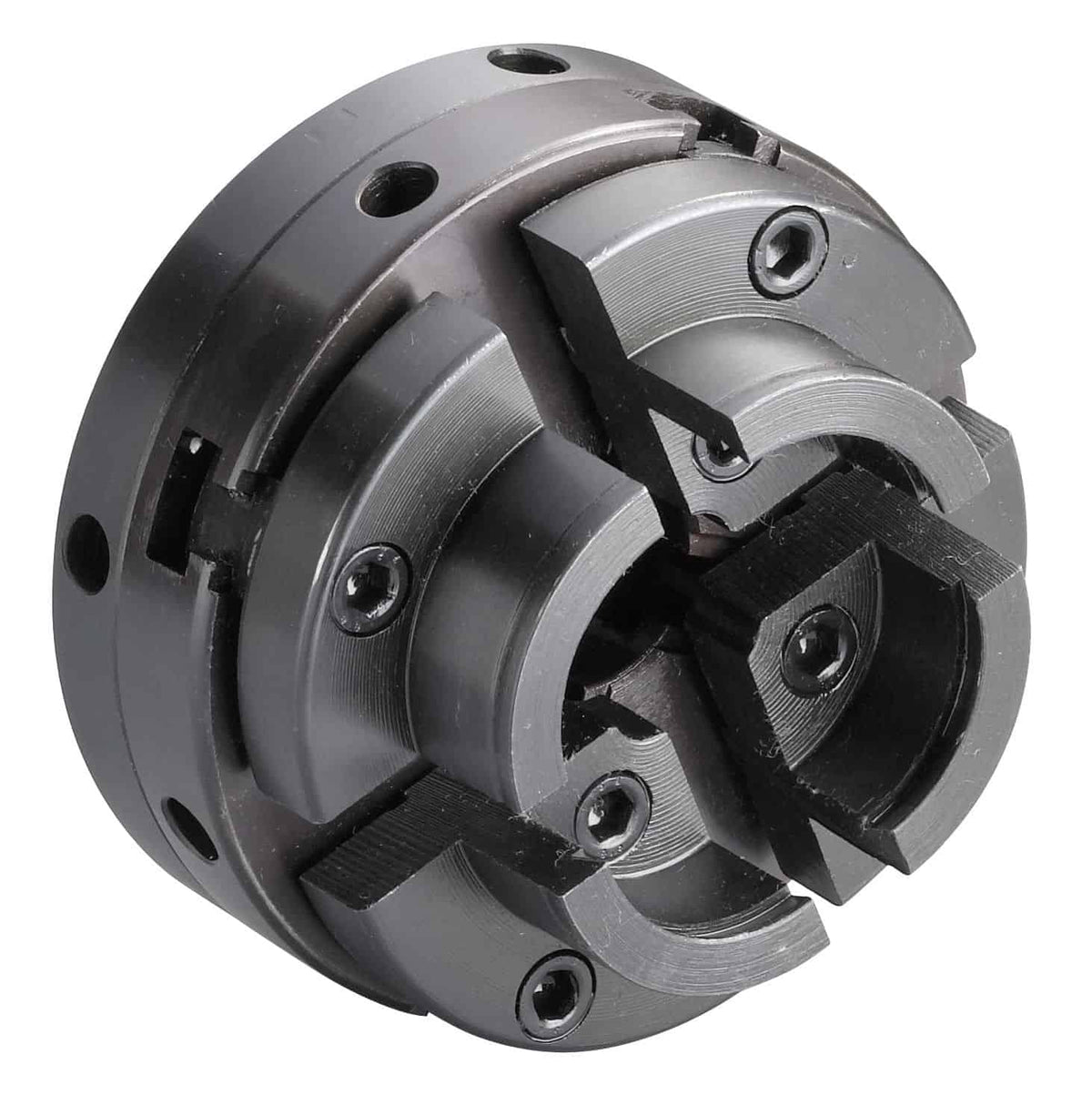 Mandrino autocentrante con filettatura M33 x 3,5 mm e campo di serraggio da 40 a 70 mm, ideale per lavorazioni precise e rapide su tornio.