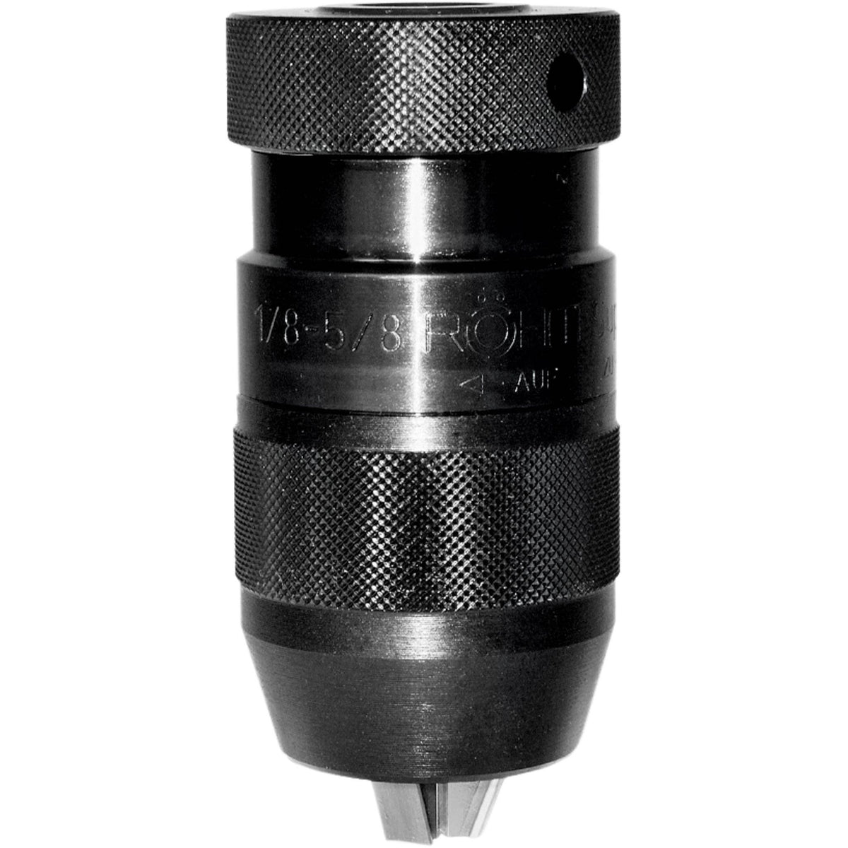 Mandrino autoserrante professionale con attacco B16 e campo di serraggio 1–13 mm, ideale per trapani a colonna e applicazioni di precisione.