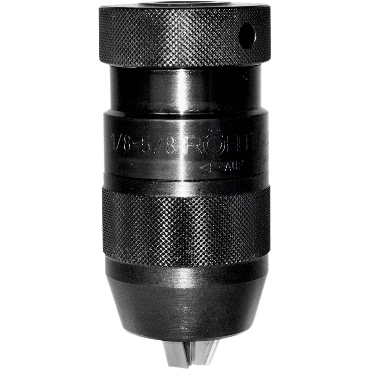 Mandrino autoserrante professionale con attacco B18 e campo 3–16 mm, progettato per utensili di grande diametro.