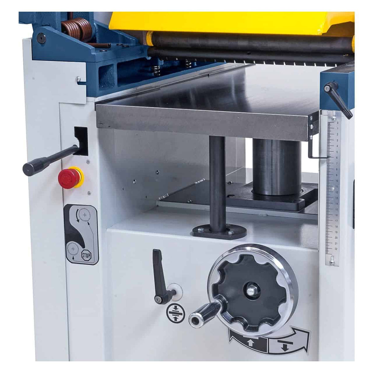 Planer and Thicknesser Bernardo AD 410 S – 400V with spiral cutterblock