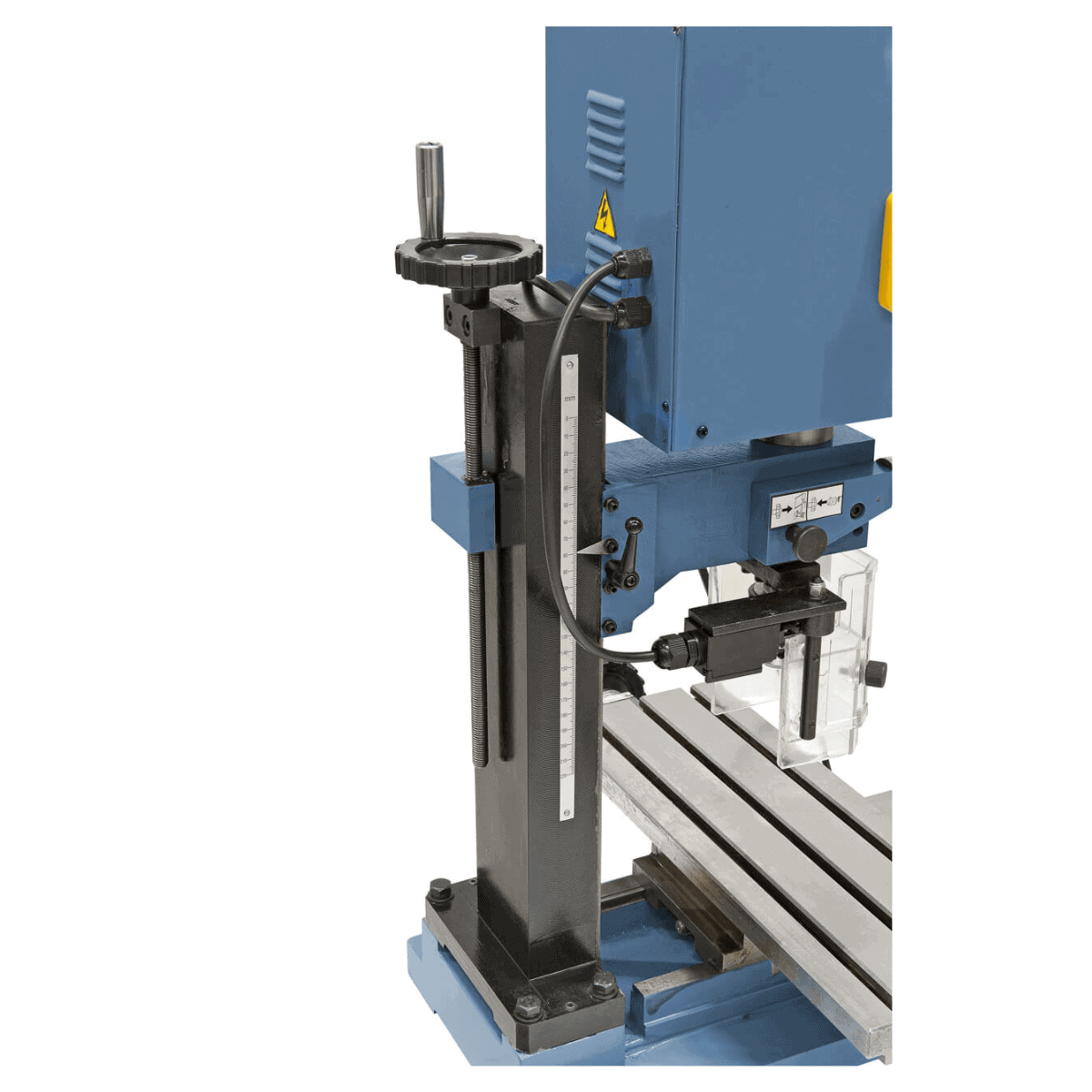 Benchtop drill-milling machine Bernardo KF 10 HS with Vario speed 100-5,000 rpm and 400 mm table