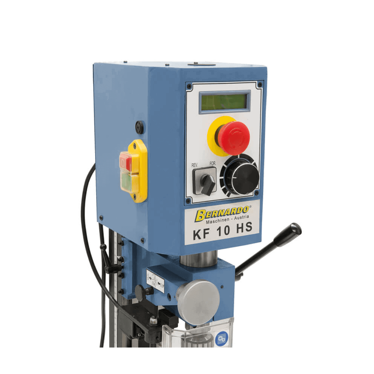 Benchtop drill-milling machine Bernardo KF 10 HS with Vario speed 100-5,000 rpm and 400 mm table
