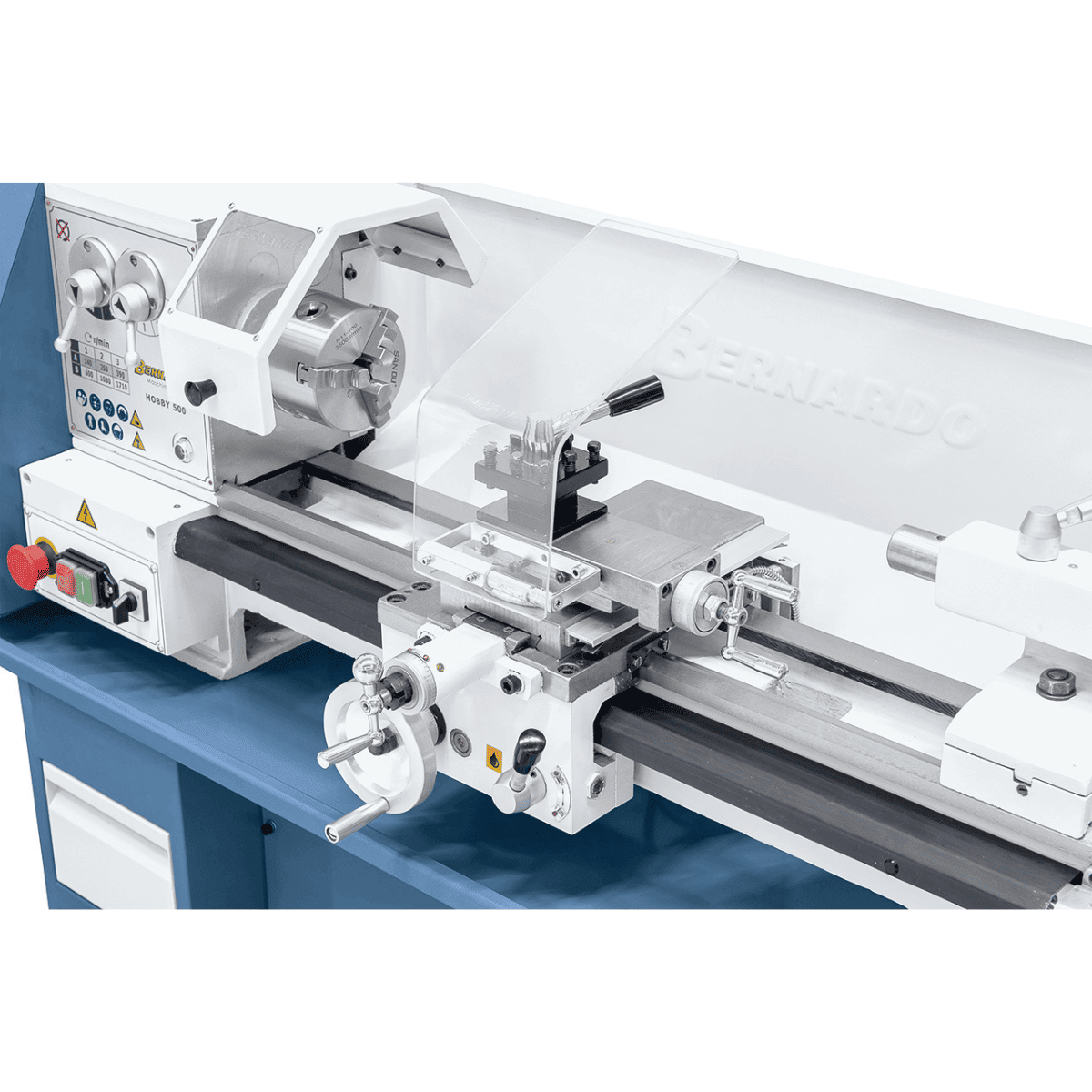 Bernardo Hobby 500 Metal Lathe - 400V with DT 40 2-axis digital readout