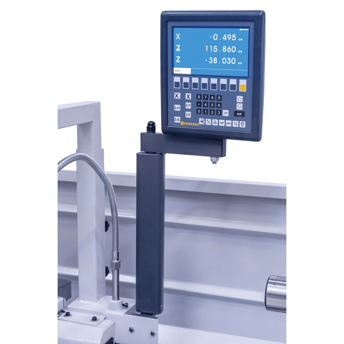 Bernardo Solid 460 x 2000 Pro Metal Lathe with 3-Axis Digital Readout