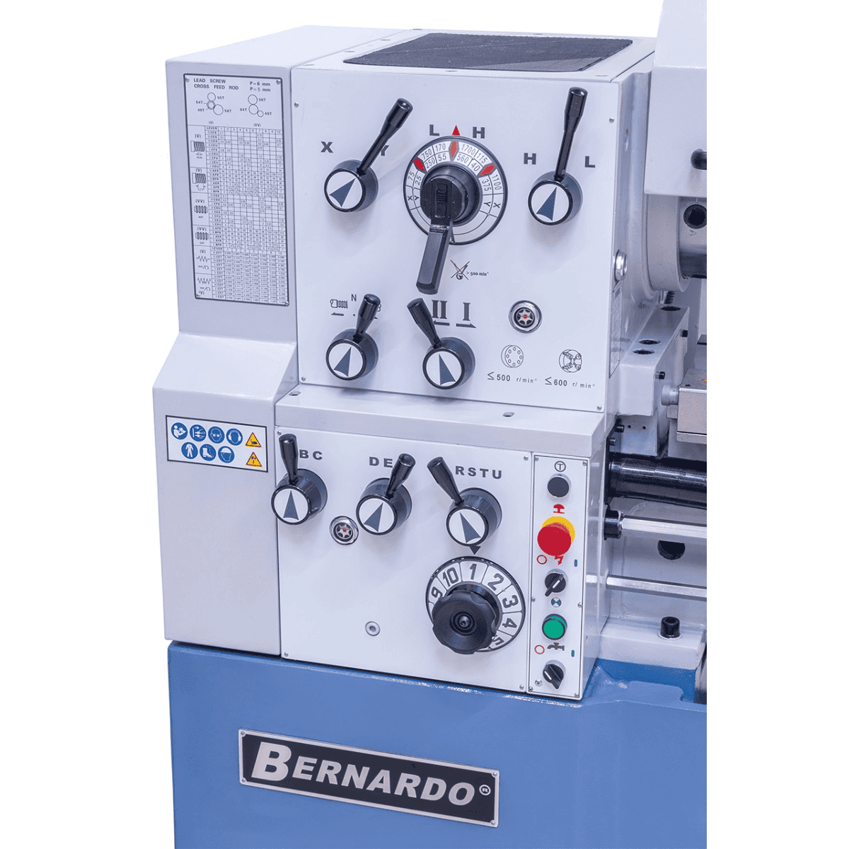 Bernardo Solid 460 x 1000 Pro Metal Lathe with 3-Axis Digital Readout