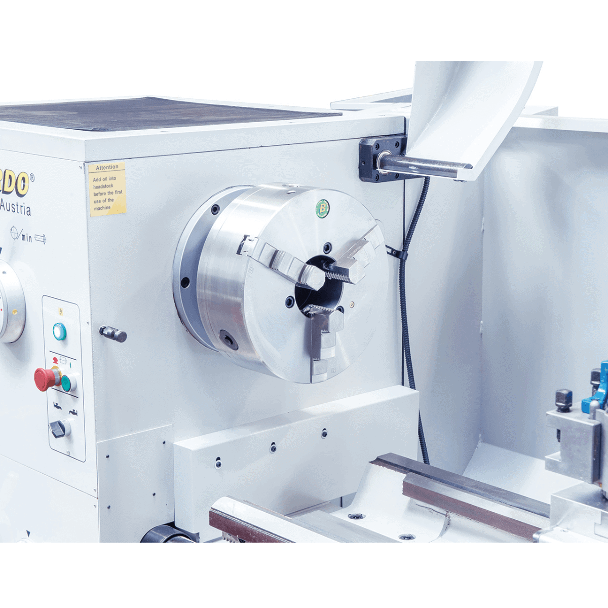 Bernardo Goliath 660 x 2000 metal lathe with 3-axis digital DRO