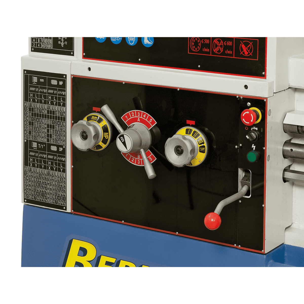 Bernardo Titan 800 x 2000 metal lathe with 3-axis digital readout