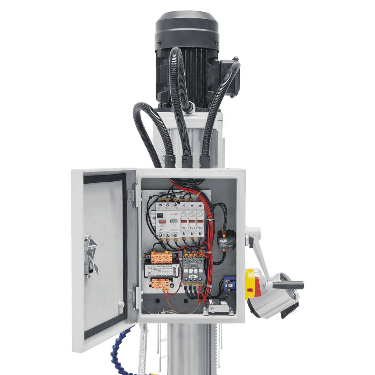 Bernardo GB 30 TV Gear-Driven Drill Press with Automatic Feeds – Drilling Ø 32 mm, Threading M20, Concentricity ≤ 0.02 mm, 12 Speeds 125-3,030 rpm, Automatic Tool Ejector, 1.1 kW Three-Phase Motor, Weight 235 kg