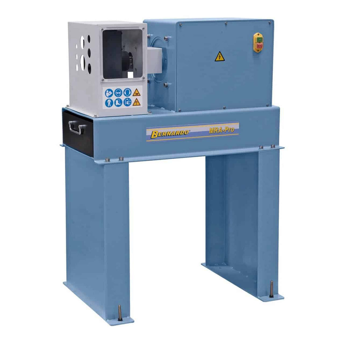 Bernardo Scantonatrice elettrica MRA-Pro per tubi fino a 60 mm di diametro, adatta a inox, acciaio, rame, ottone e alluminio.
