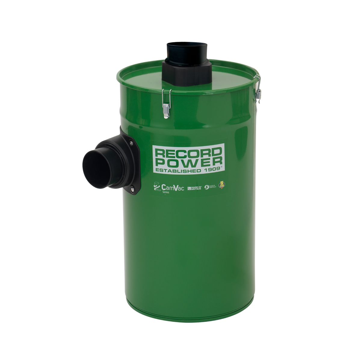 Record Power Defender Interceptor 55 L, separatore ciclonico inline per aspirazione polveri e trucioli da officina