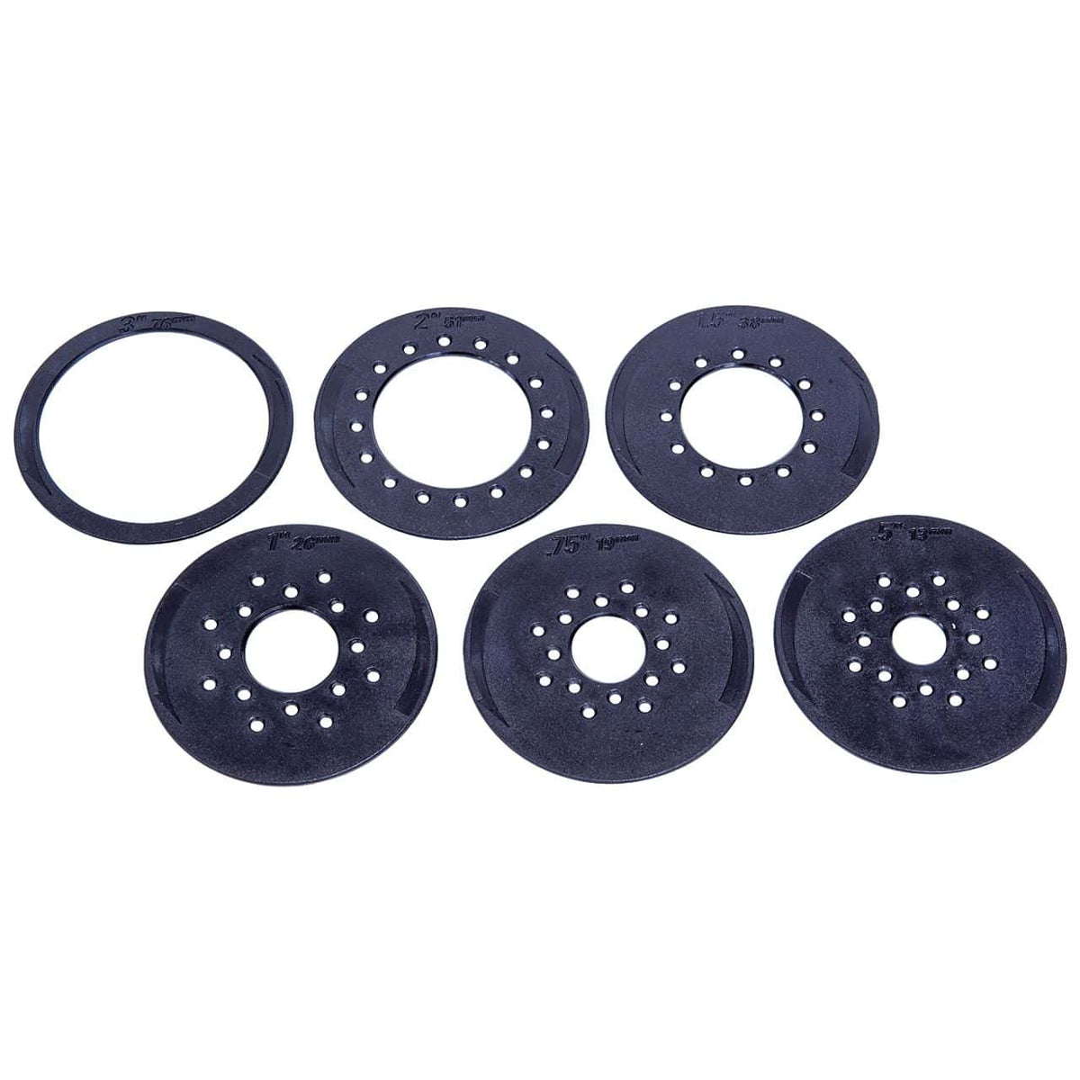 Accessory for Bernardo machine tool Table insert set Ø 13/19/26/38/51/76 mm for OVS 40 11-2146