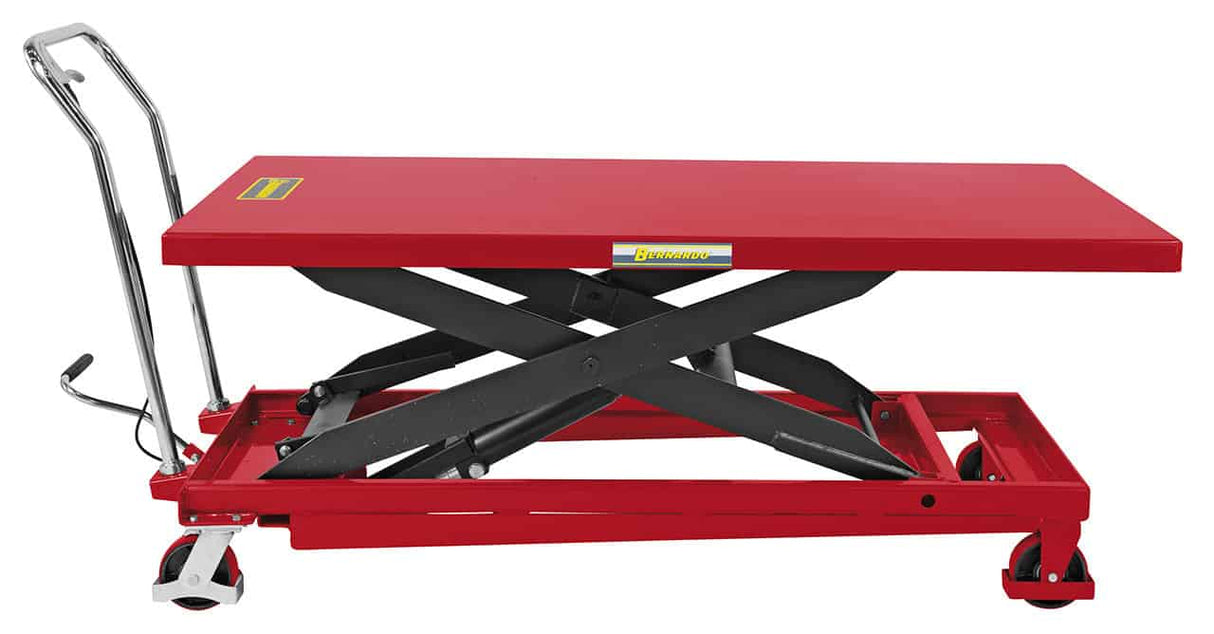 Hydraulic platform lifting table with large top TG 1000